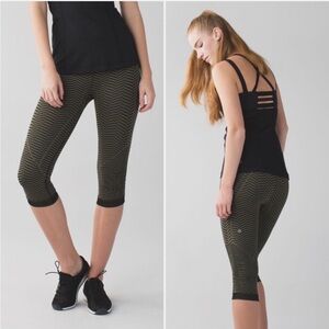 Lululemon Athletica In The Flow Crop ll Leggings + Bonus Leggings